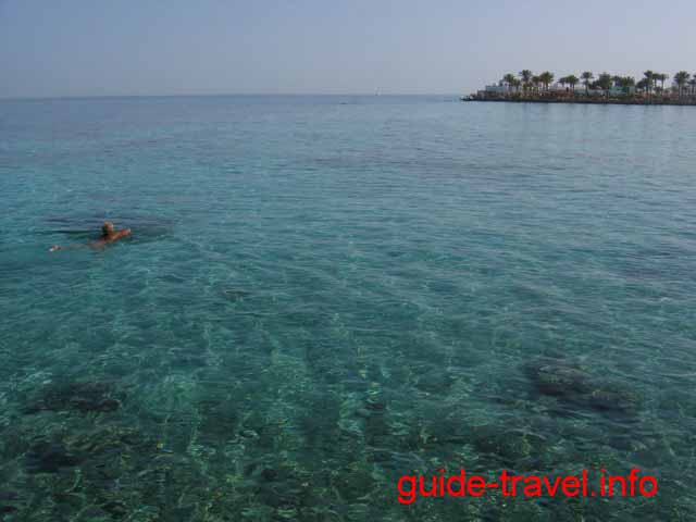 Пляжи Хургады в районе кораллового рифа