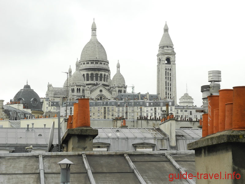 Париж 2017 - вид на базилику Сакре-Кер