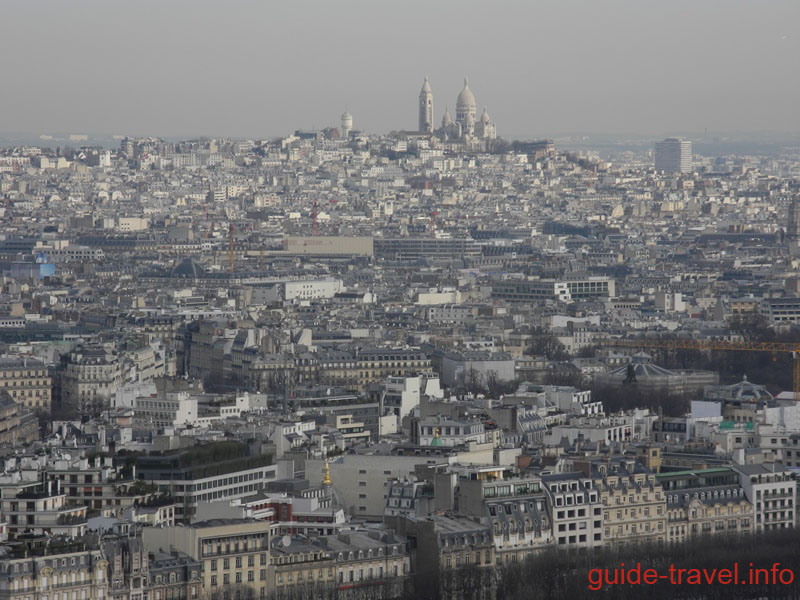 Париж 2017 - вид с Эйфелевой башни