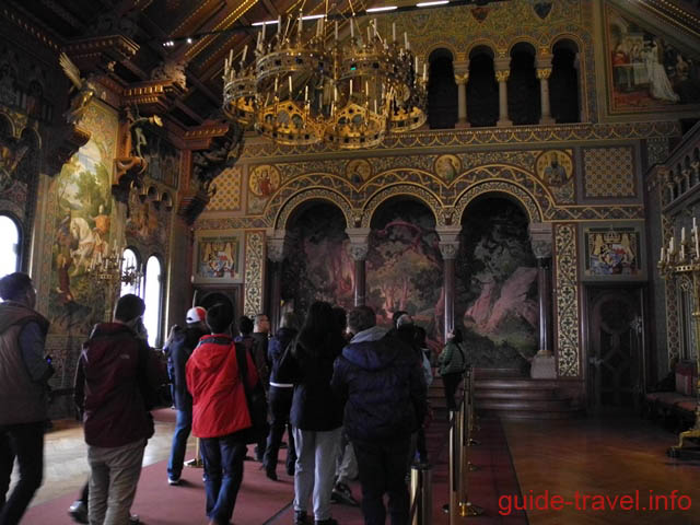 Комнаты замка Нойшванштайн