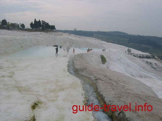 Памуккале фото - подъем от нижнего входа